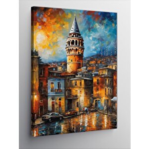 Kanvas Tablo Galata Kulesi Manzarası 100x140 cm