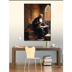 Kanvas Tablo Kur'an Okuyan Adam 100x140 cm