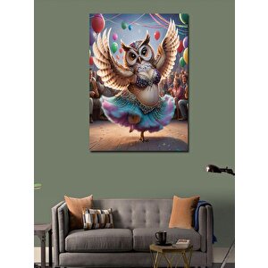 Kanvas Tablo Dansöz Baykuş 70x100 cm