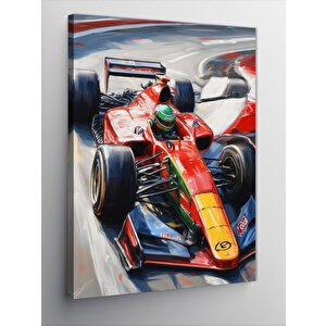 Kanvas Tablo Formula 1 Aracı 100x140 cm