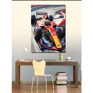 Kanvas Tablo Formula 1 Aracı 50x70 cm