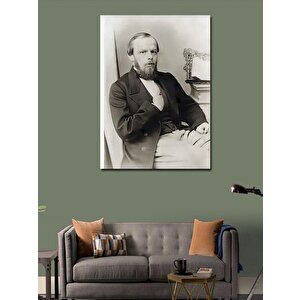 Kanvas Tablo Dostoyevski Rus Edebiyatı 70x100 cm