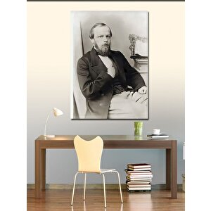 Kanvas Tablo Dostoyevski Rus Edebiyatı 70x100 cm