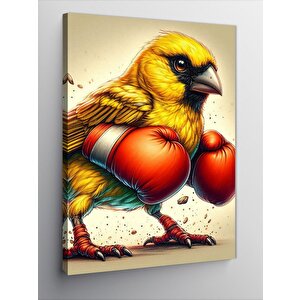 Kanvas Tablo Boksör Kuş 70x100 cm