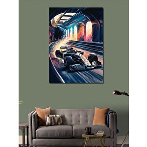 Kanvas Tablo Formula 1 Arabası 50x70 cm