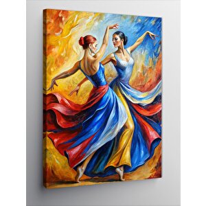 Kanvas Tablo Dans Eden Kadınlar 100x140 cm