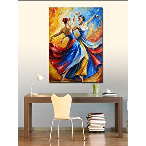 Kanvas Tablo Dans Eden Kadınlar 100x140 cm