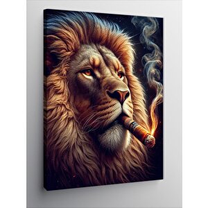 Kanvas Tablo Puro İçen Aslan 70x100 cm
