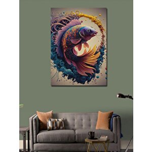 Kanvas Tablo Balık Burcu 70x100 cm