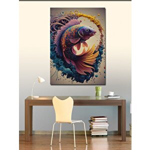 Kanvas Tablo Balık Burcu 70x100 cm