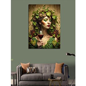 Kanvas Tablo Bağ Bozumu Ve Şarap 70x100 cm