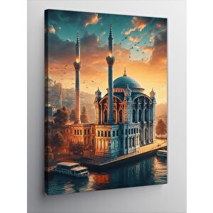 Kanvas Tablo İstanbul Ortaköy Camii 100x140 cm