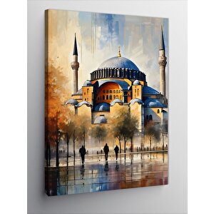 Kanvas Tablo Ayasofya Cami Çizimi