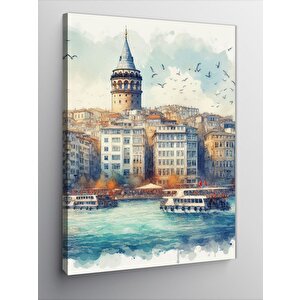 Kanvas Tablo İstanbul Temalı 70x100 cm
