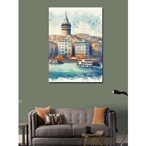 Kanvas Tablo İstanbul Temalı 70x100 cm
