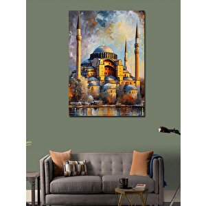 Kanvas Tablo Yağlı Boya Ayasofya Camii 100x140 cm