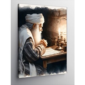 Kanvas Tablo Dua Eden Yaşlı Adam 70x100 cm