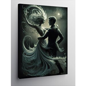 Kanvas Tablo Soyut Kadın Dans Eden Çift 100x140 cm