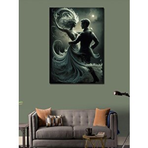 Kanvas Tablo Soyut Kadın Dans Eden Çift 50x70 cm