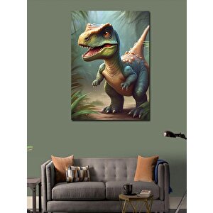 Kanvas Tablo Sevimli Dinozor 70x100 cm