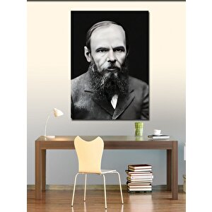 Kanvas Tablo Dostoyevski Rus Edebiyatı 70x100 cm