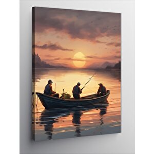 Kanvas Tablo Balıkçılar 70x100 cm