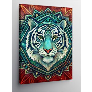 Kanvas Tablo Tribal Kaplan 50x70 cm