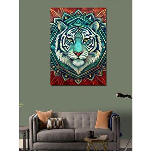 Kanvas Tablo Tribal Kaplan 50x70 cm
