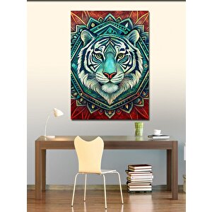Kanvas Tablo Tribal Kaplan 50x70 cm