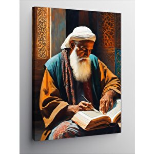 Kanvas Tablo Kitap Okuyan Adam