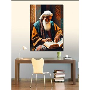 Kanvas Tablo Kitap Okuyan Adam