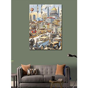 Kanvas Tablo Eski Zamanlarda İstanbul 70x100 cm