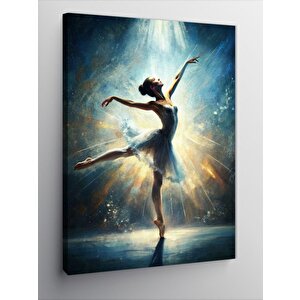 Kanvas Tablo Işıltılar İçinde Balerin 100x140 cm