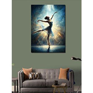 Kanvas Tablo Işıltılar İçinde Balerin 100x140 cm