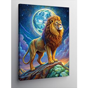 Kanvas Tablo Erkek Aslan 70x100 cm