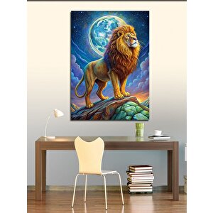 Kanvas Tablo Erkek Aslan 70x100 cm