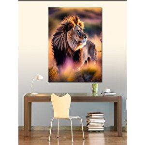 Kanvas Tablo Erkek Aslan 50x70 cm