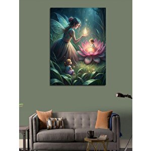 Kanvas Tablo Peri Kızı Ve Masallar 70x100 cm
