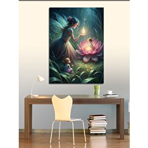 Kanvas Tablo Peri Kızı Ve Masallar 70x100 cm