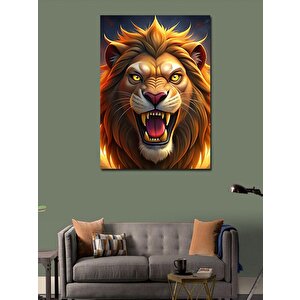 Kanvas Tablo Sevimli Aslan 70x100 cm