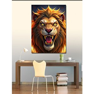 Kanvas Tablo Sevimli Aslan 70x100 cm