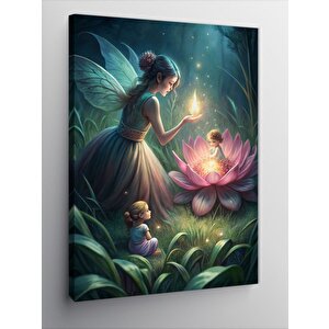 Kanvas Tablo Peri Kızı Ve Masallar 100x140 cm