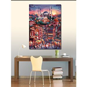 Kanvas Tablo İstanbul 100x140 cm