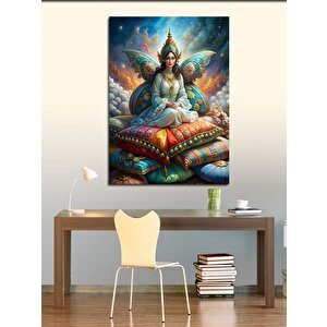 Kanvas Tablo Kelebek Kanatlı Kadın 50x70 cm