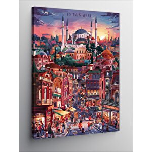 Kanvas Tablo İstanbul 70x100 cm