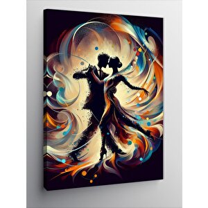 Kanvas Tablo Dans Eden Çift Soyut 50x70 cm