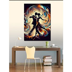 Kanvas Tablo Dans Eden Çift Soyut 50x70 cm