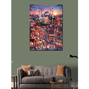 Kanvas Tablo İstanbul 50x70 cm