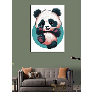 Kanvas Tablo Sevimli Yavru Panda 50x70 cm