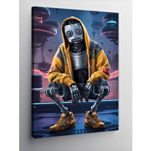 Kanvas Tablo Sevimli Robot 70x100 cm